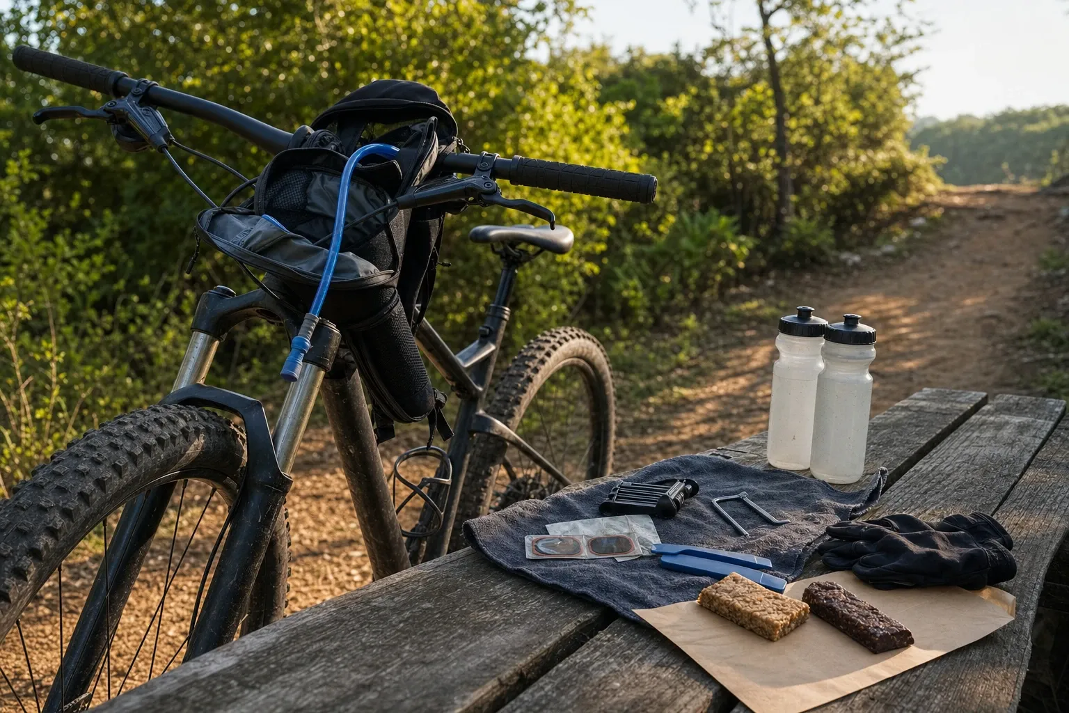 O que levar no pedal longo de MTB sem exagerar no peso: guia prático para montar seu kit