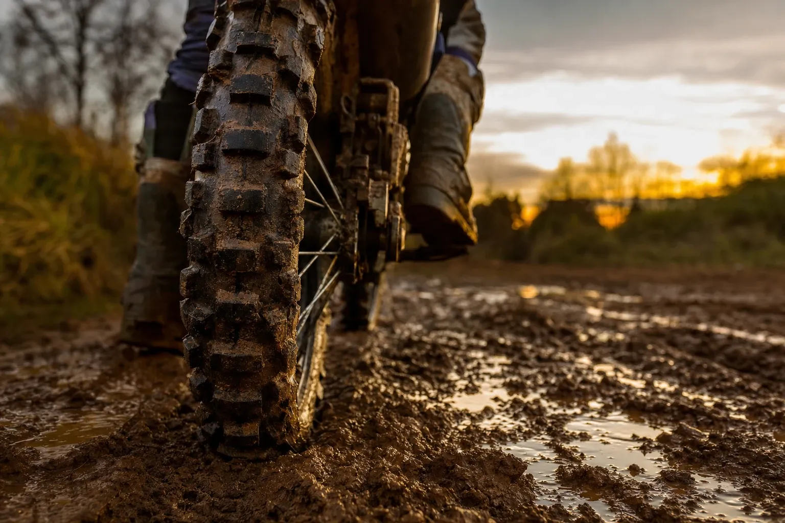 Pneu ideal para trilha de barro e lama: como escolher sem errar na moto