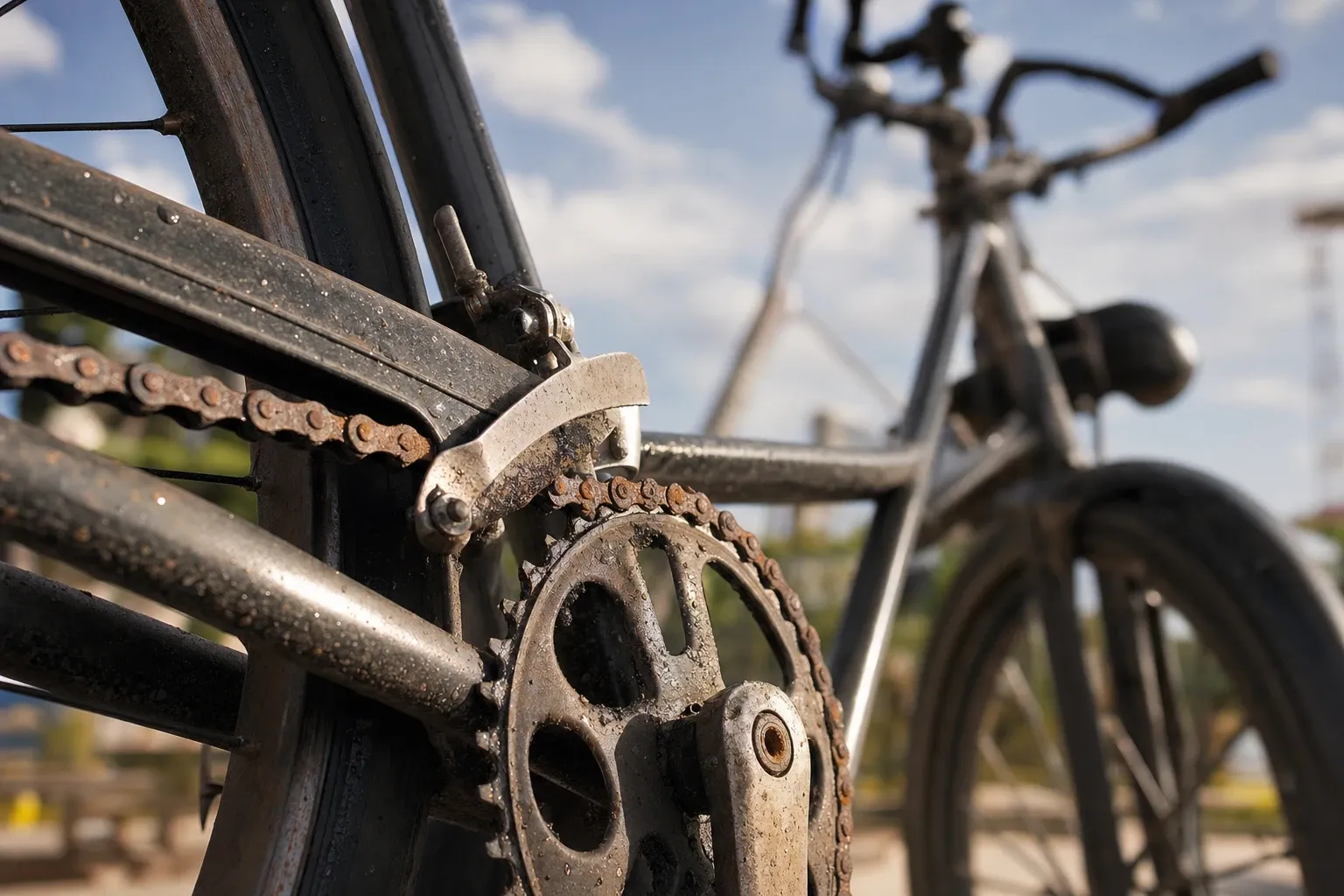 Ferrugem na bicicleta: como tirar sem danificar pintura, corrente e parafusos