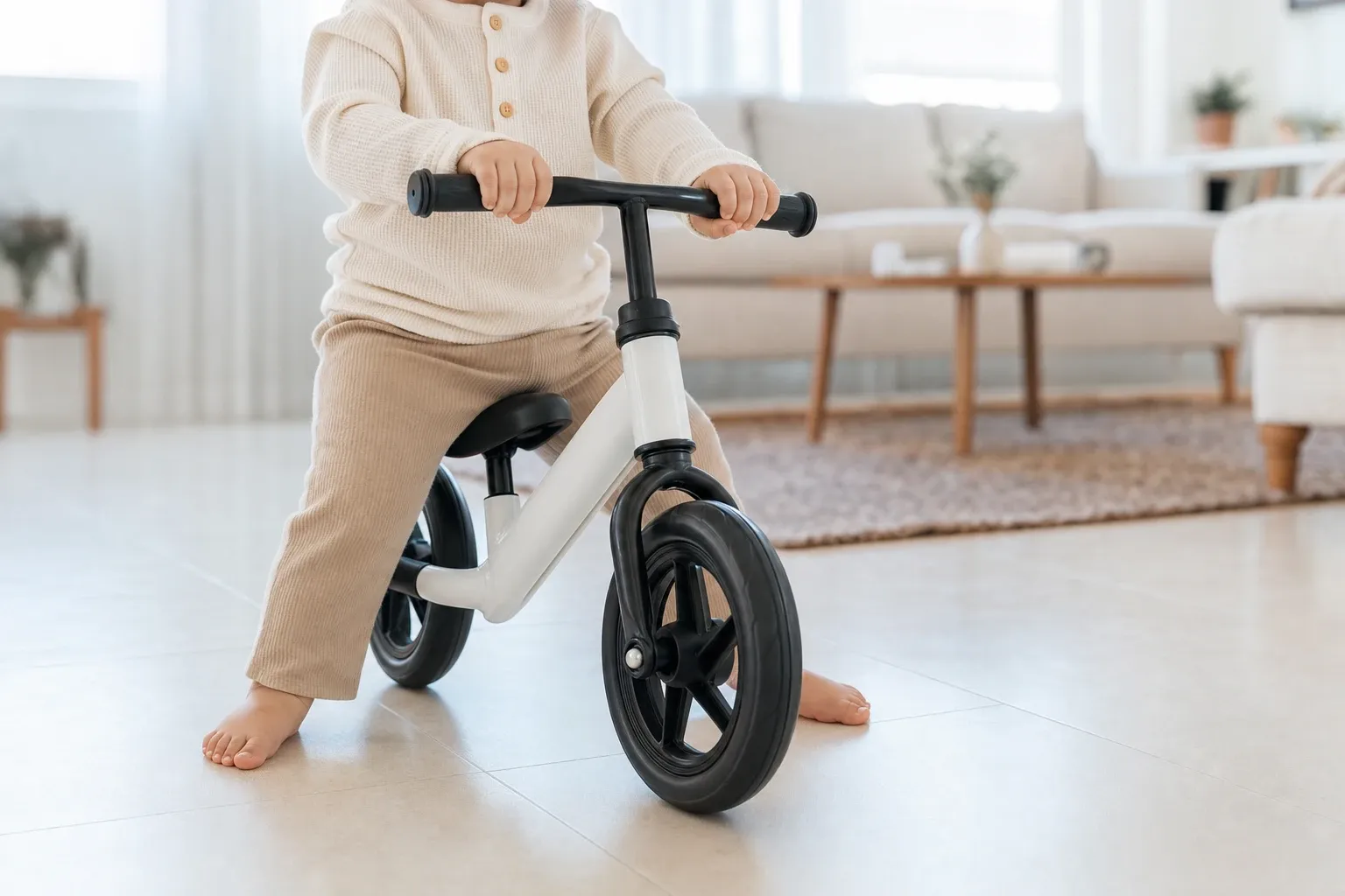 Bike de equilíbrio para bebê: como escolher o modelo certo sem errar no tamanho e na segurança