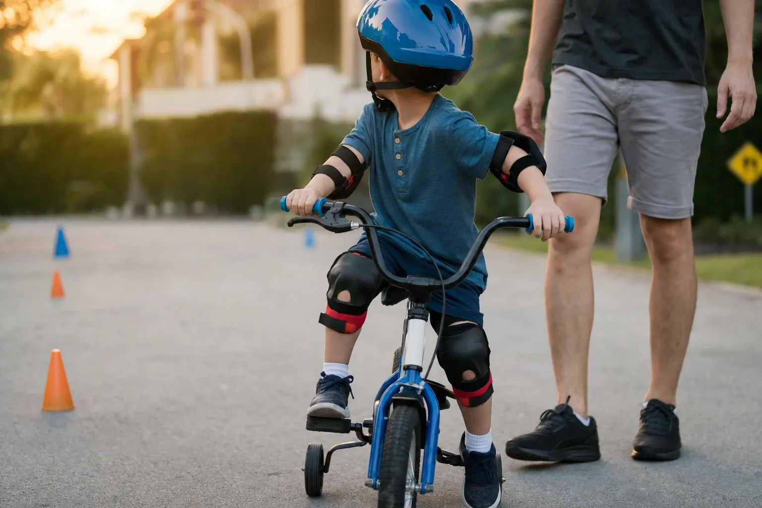 Guia prático de acessórios de segurança para bike infantil: o que comprar, como ajustar e o que é só conforto
