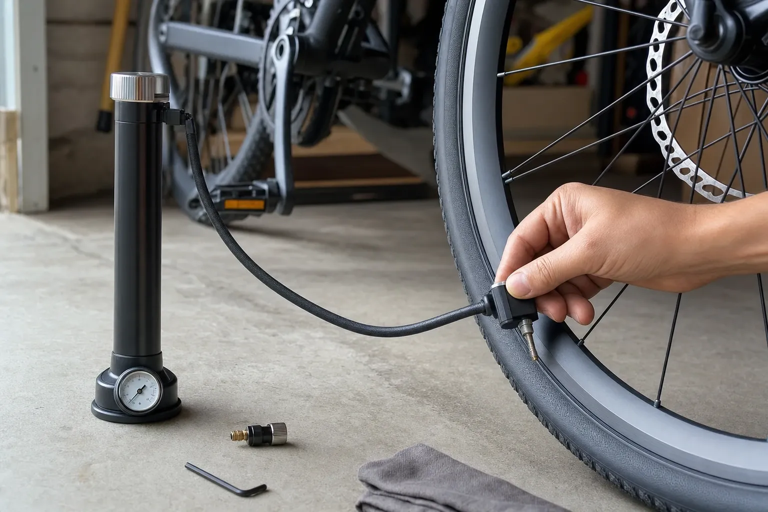 Como encher pneu de bike do jeito certo: guia prático para casa, posto e válvula Presta ou Schrader