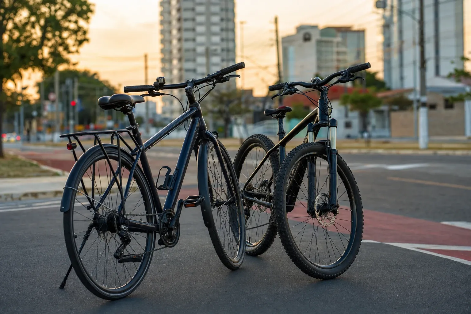 Bicicleta urbana vs mountain bike: qual escolher para cidade, buracos e trilhas leves