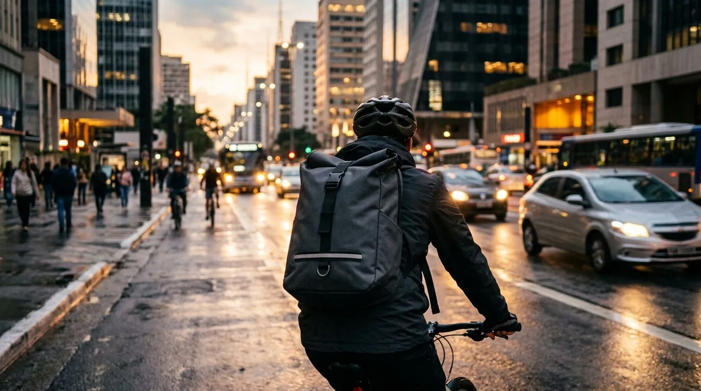 Como escolher mochila para bike urbana no dia a dia